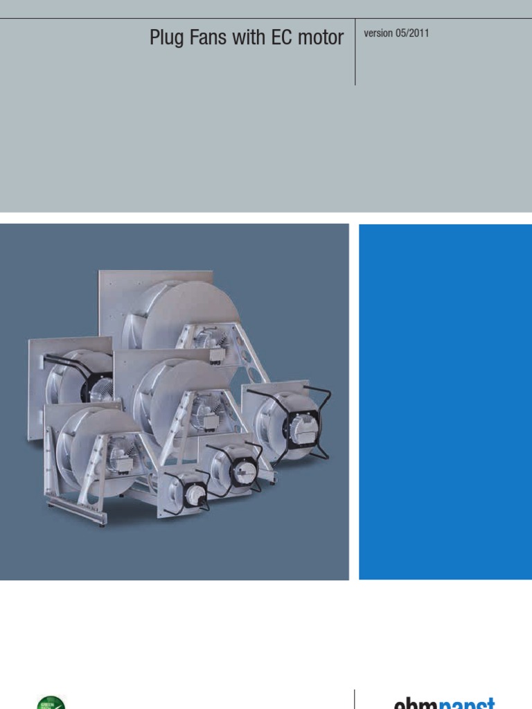 EC Motor Plug Fans Overview | PDF | Mechanical Fan | Bearing (Mechanical)