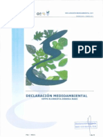 Declaración medioambiental 2010 validada