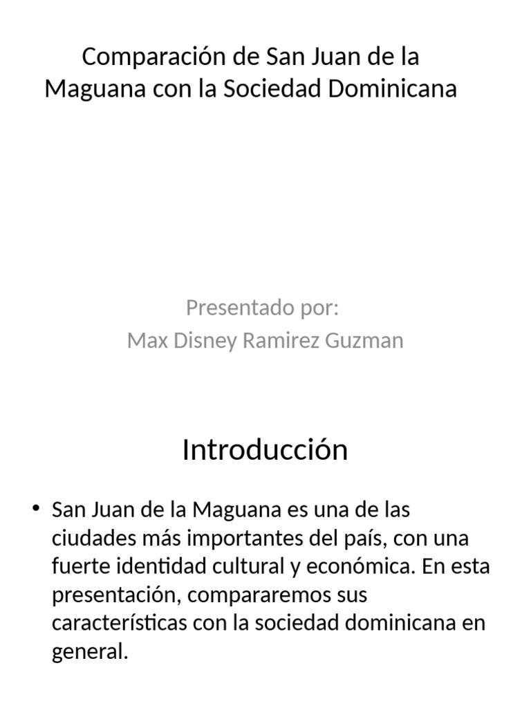 San Juan de la Maguana vs. Sociedad Dominicana | PDF