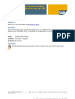 ALE Settings, For Communication Between A BW System and An SAP System