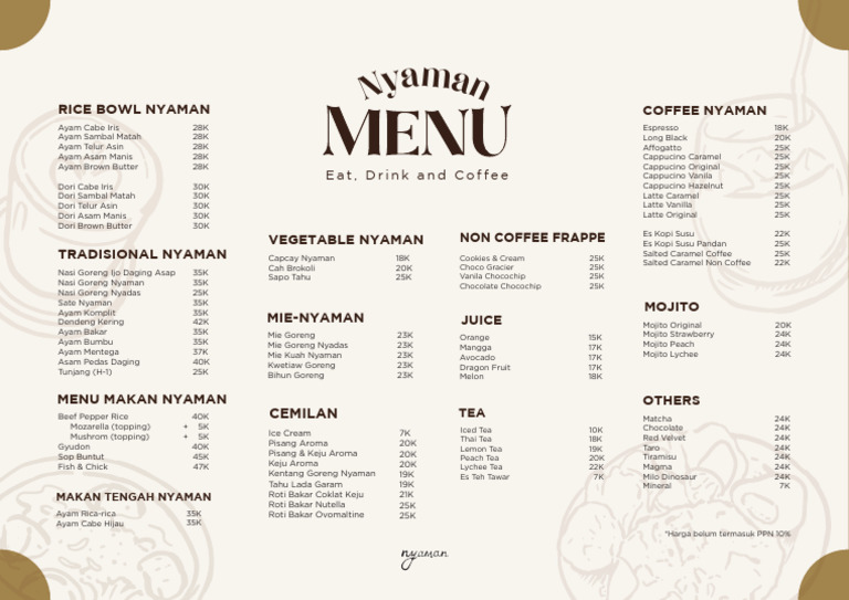 desain menu (1) | PDF | Asian Cuisine | Drink
