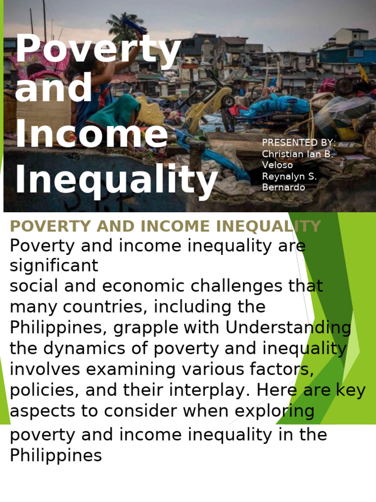 Poverty and Income Inequality in the Philippines | PDF | Cost Of Living ...