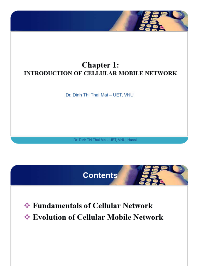 Fundamentals of Cellular Mobile Networks | PDF | Cellular Network ...