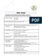 Contoh Minit Curai Kursus KSSR Tahun 2 (DST) 2011