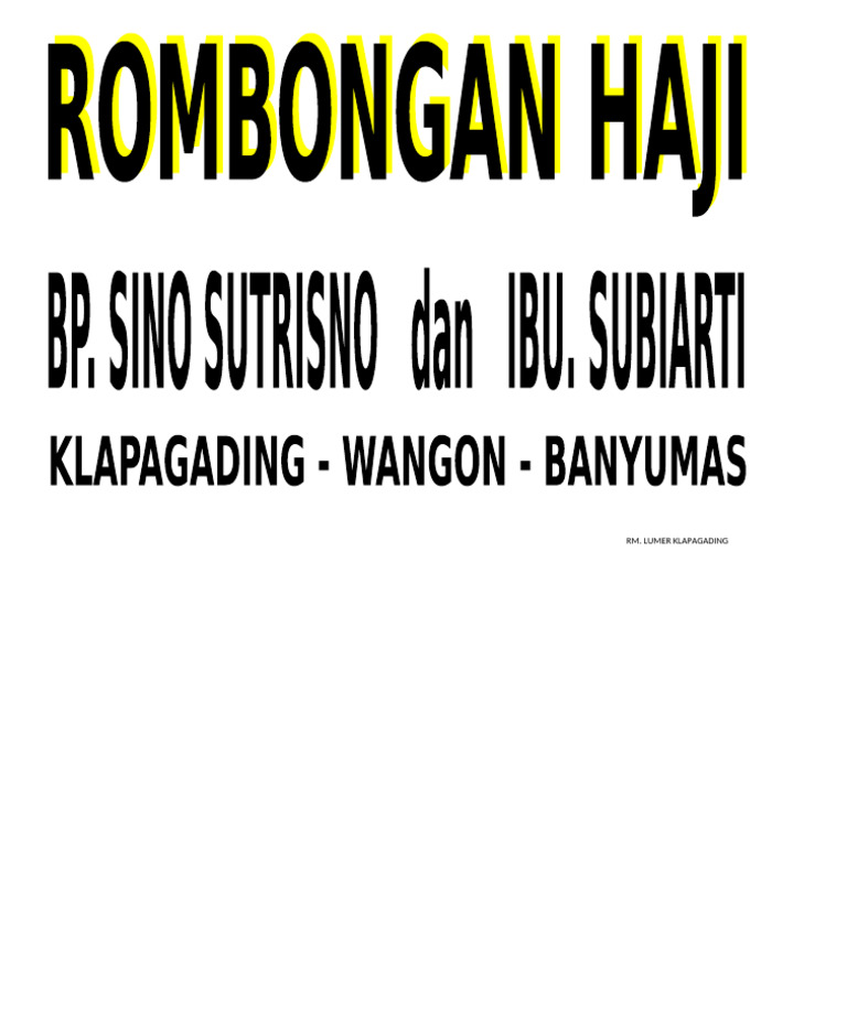 Rombongan Haji | PDF