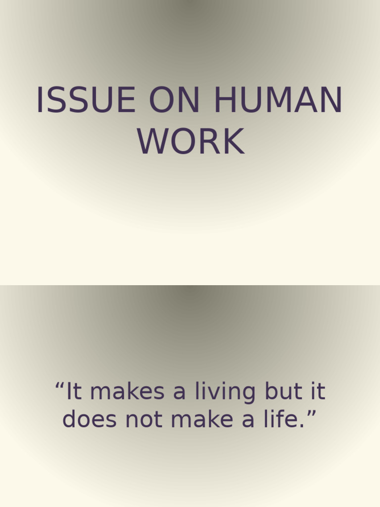 Christian Perspectives on Human Work | PDF | Employment | Trade Union