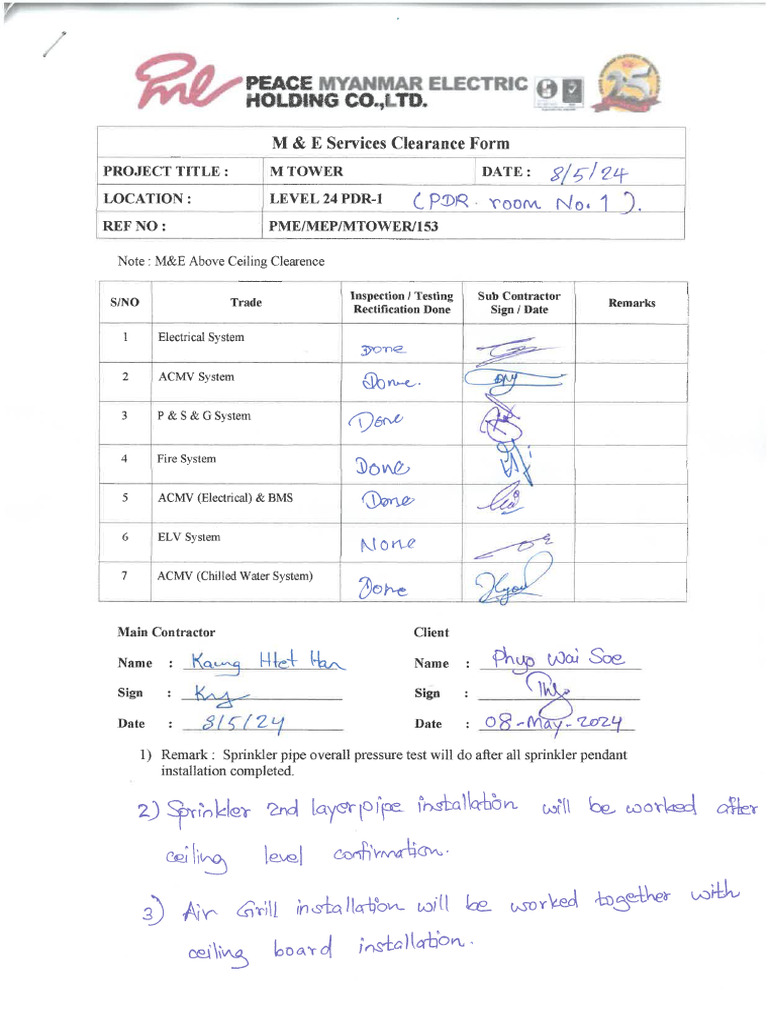 PDR-1 Ceiling Clearance | PDF