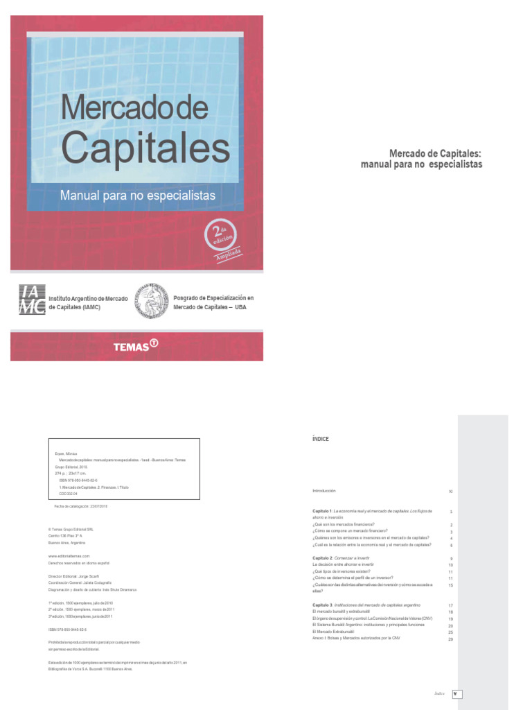 Manual de Mercado de Capitales para Novatos | PDF | Bolsa | Renta Fija