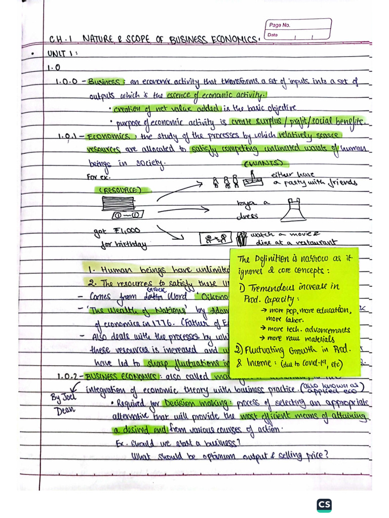 Eco CH 1 U1 | PDF