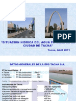 Situacion y Proyeccion de Los Servicios Basicos en Tacna EPS