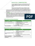 Excel Commands