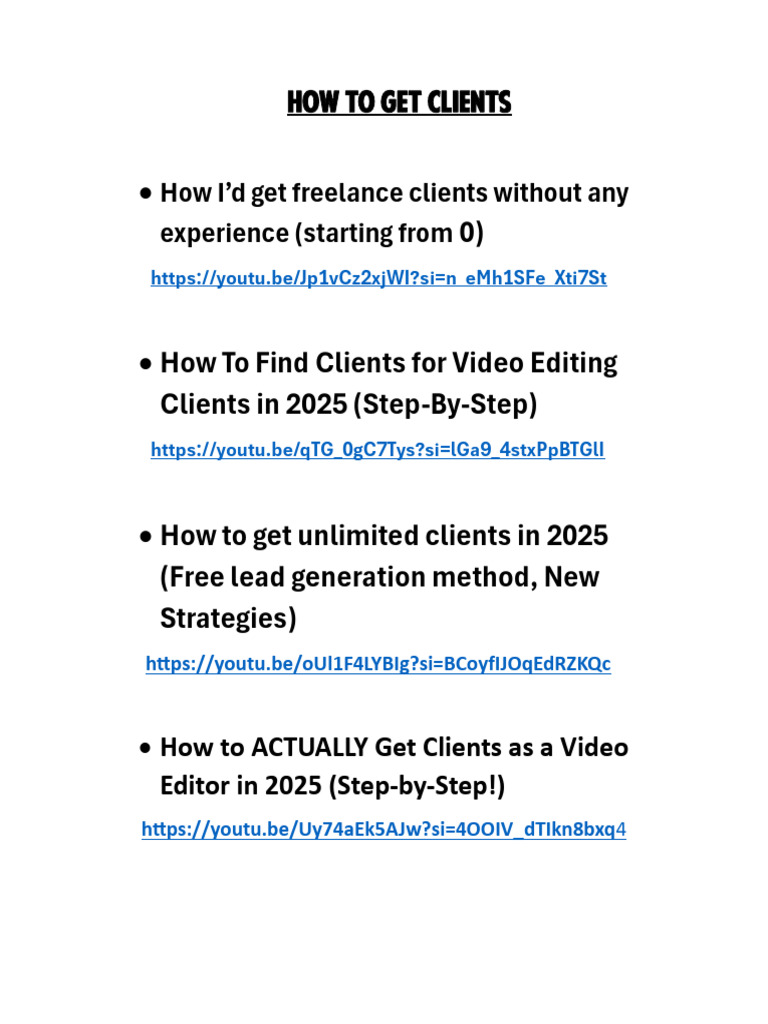 Clients | PDF