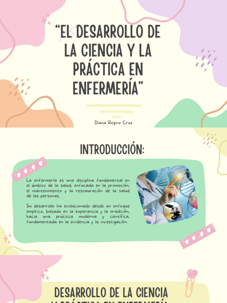 Evolución de la Ciencia en Enfermería | PDF | Enfermería | Medicina