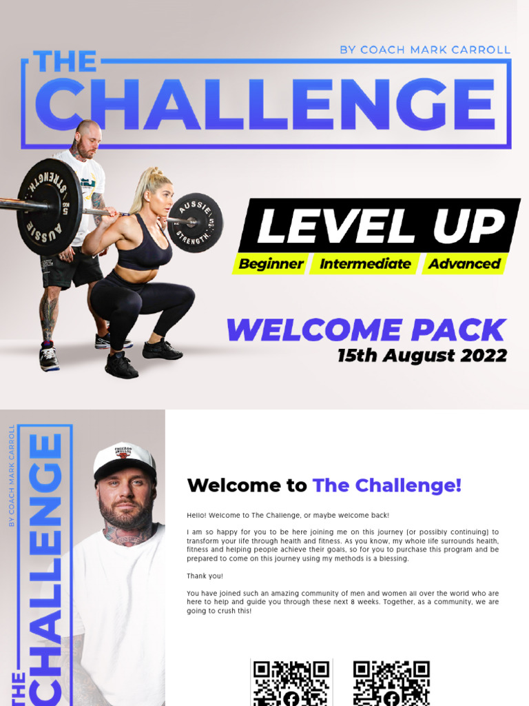 Welcome Pack Challenge 13 | PDF | Aerobic Exercise | Heart Rate