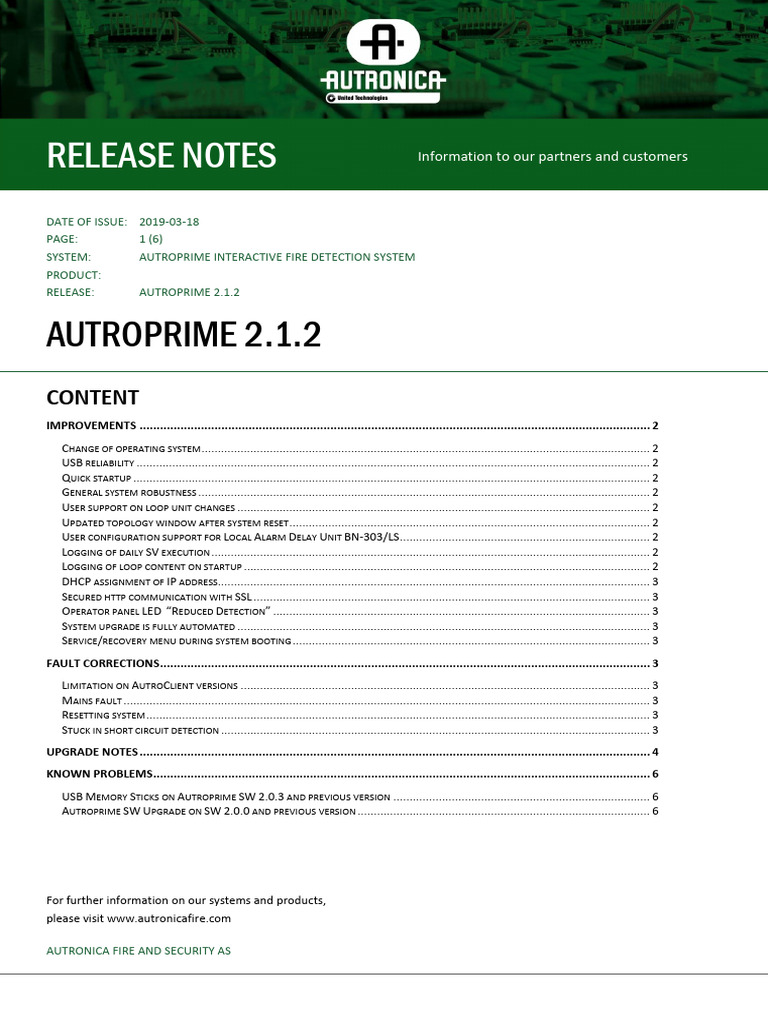 Autroprime Relnotes R 2 1 2 | PDF | Booting | Usb Flash Drive