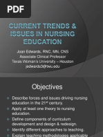 Download Current Trends Issues in Nursing Education by estherrod SN83911526 doc pdf
