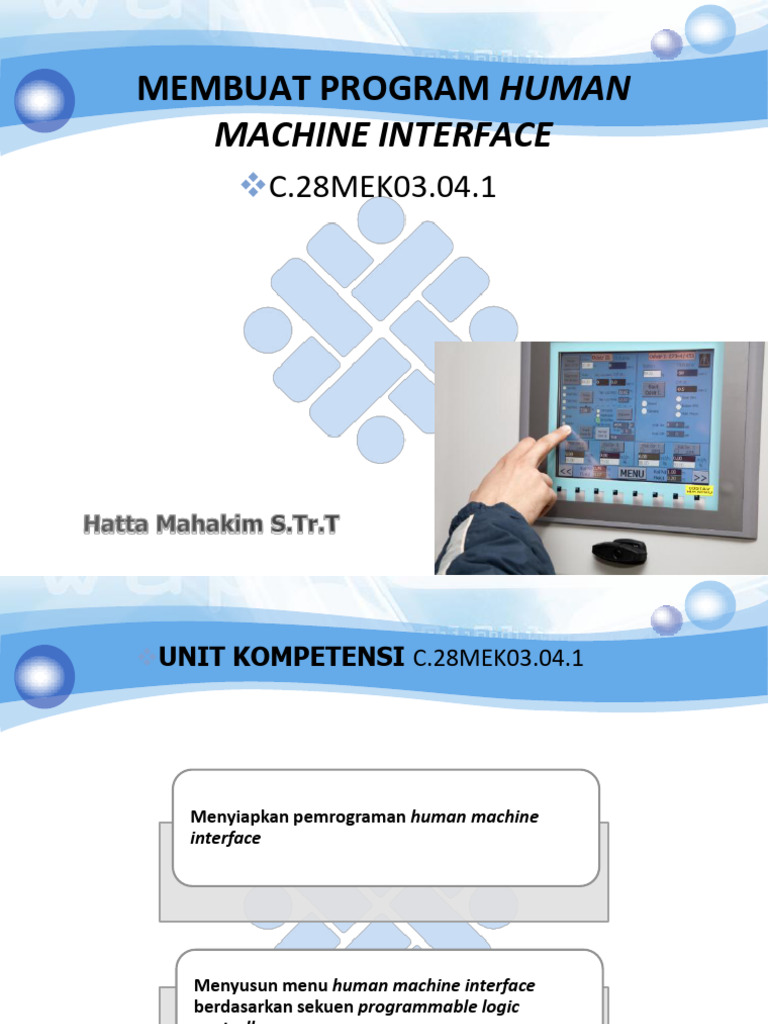 Pemrograman Human Machine Interface | PDF