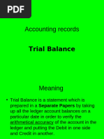 Posting Procedures and Trial Balance | PDF | Debits And Credits ...