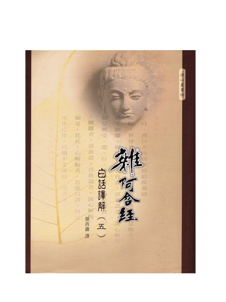 雜阿含經白話譯解5 Pdf