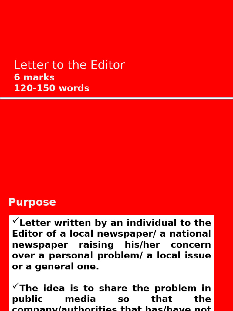 Writing Effective Letters to the Editor | PDF | Newspapers | Newspaper ...