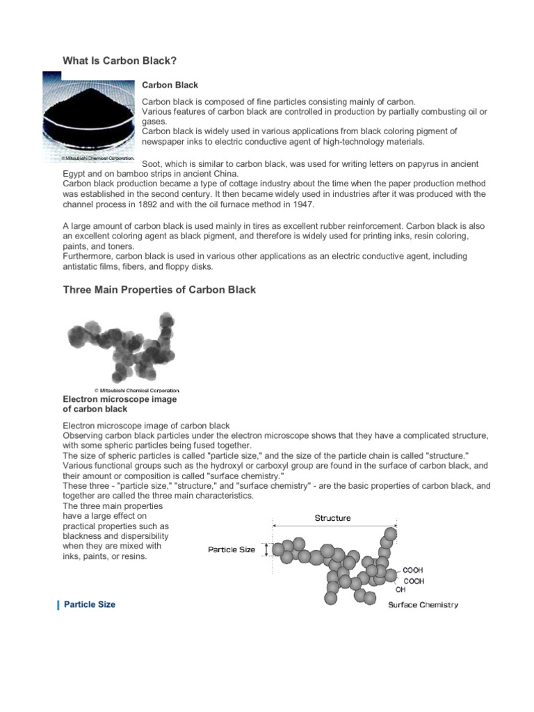 What Is Carbon Black | PDF | Ink | Carbon