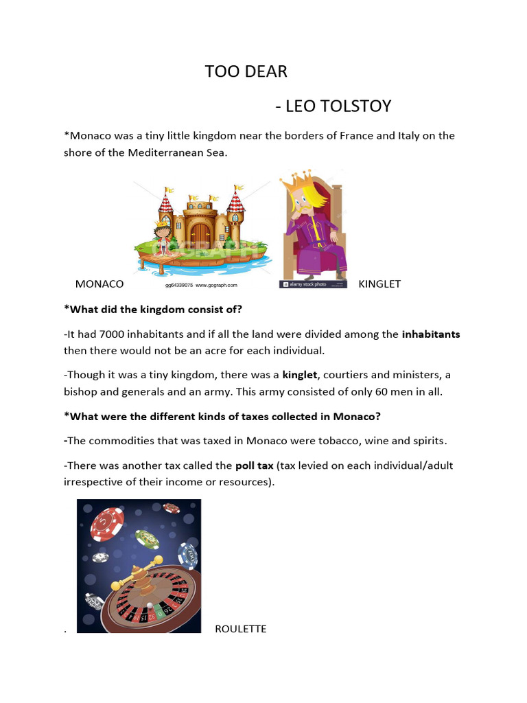 TOO DEAR-1 | PDF | Taxes | Prison