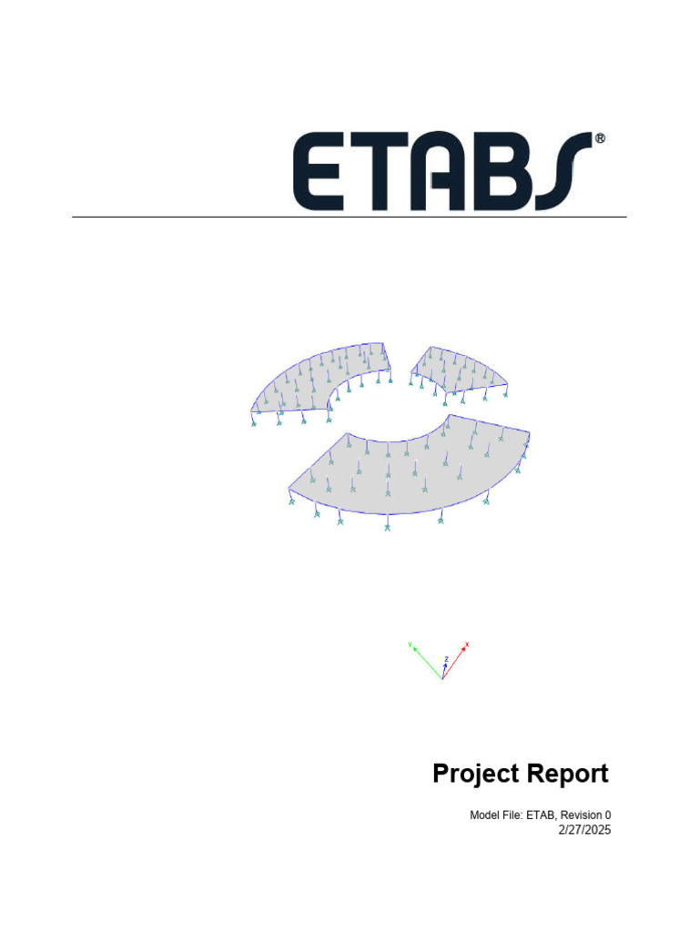 ETABS 19.0.0 Report Viewer | PDF