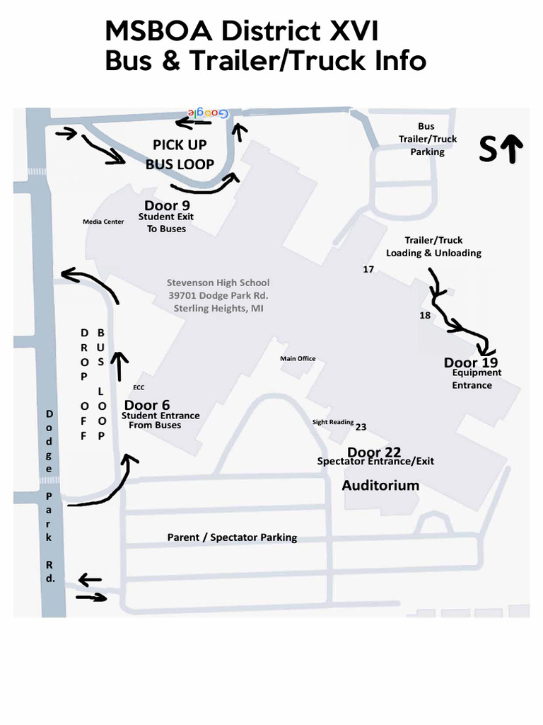 Stevenson Band & Orchestra Map | PDF