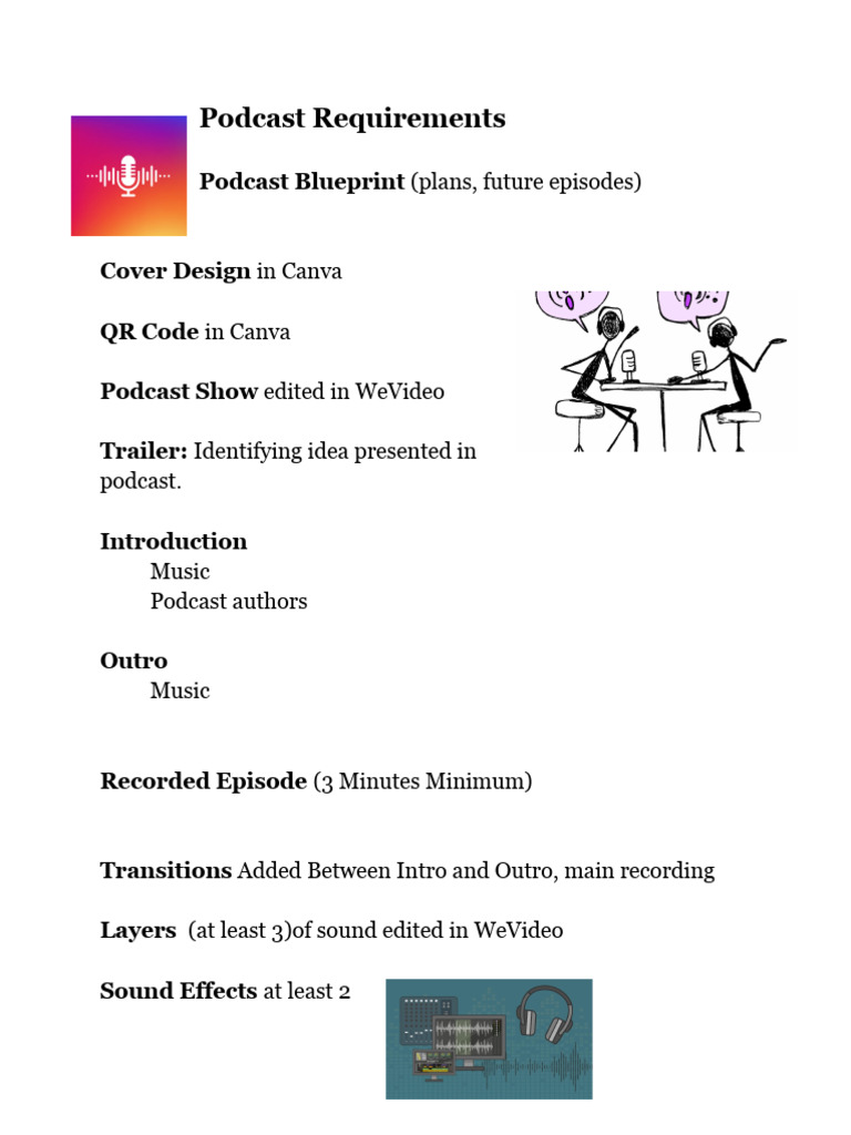 Podcast Requirements | PDF