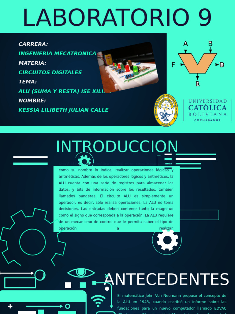 Suma y Resta SRC | PDF | Informática | Unidad Central de procesamiento