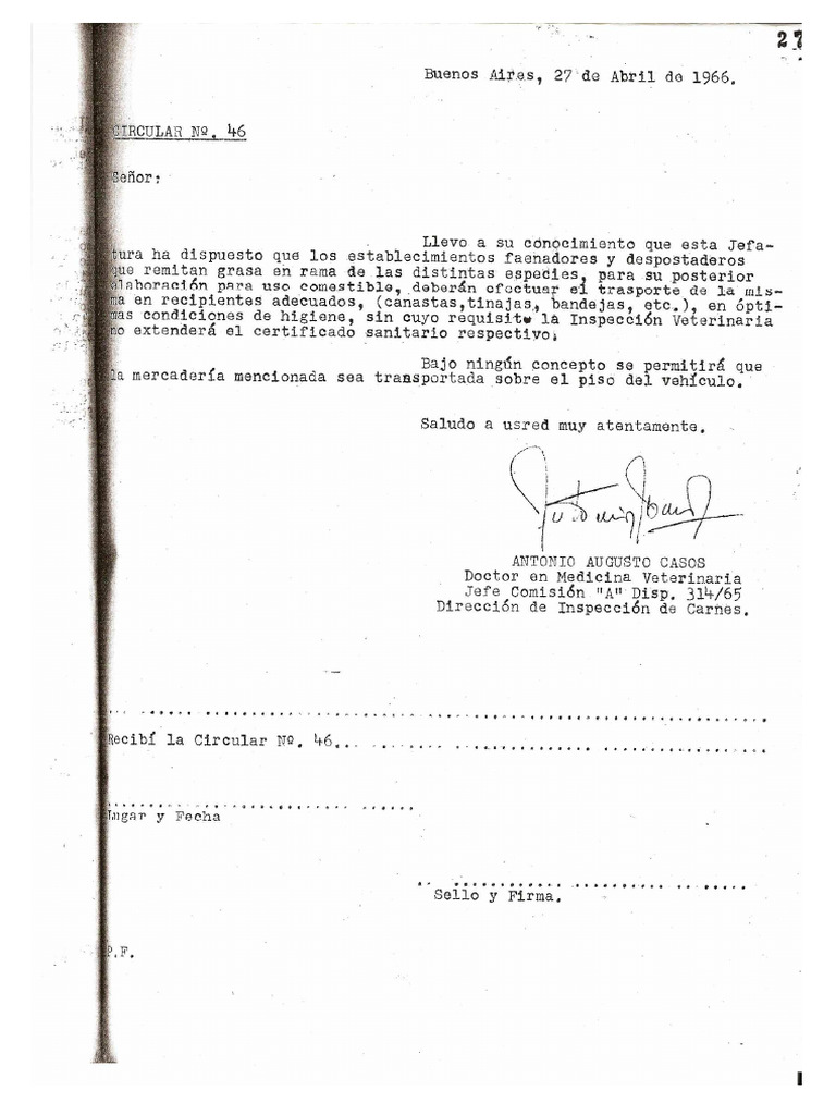 Circular 0046 | PDF