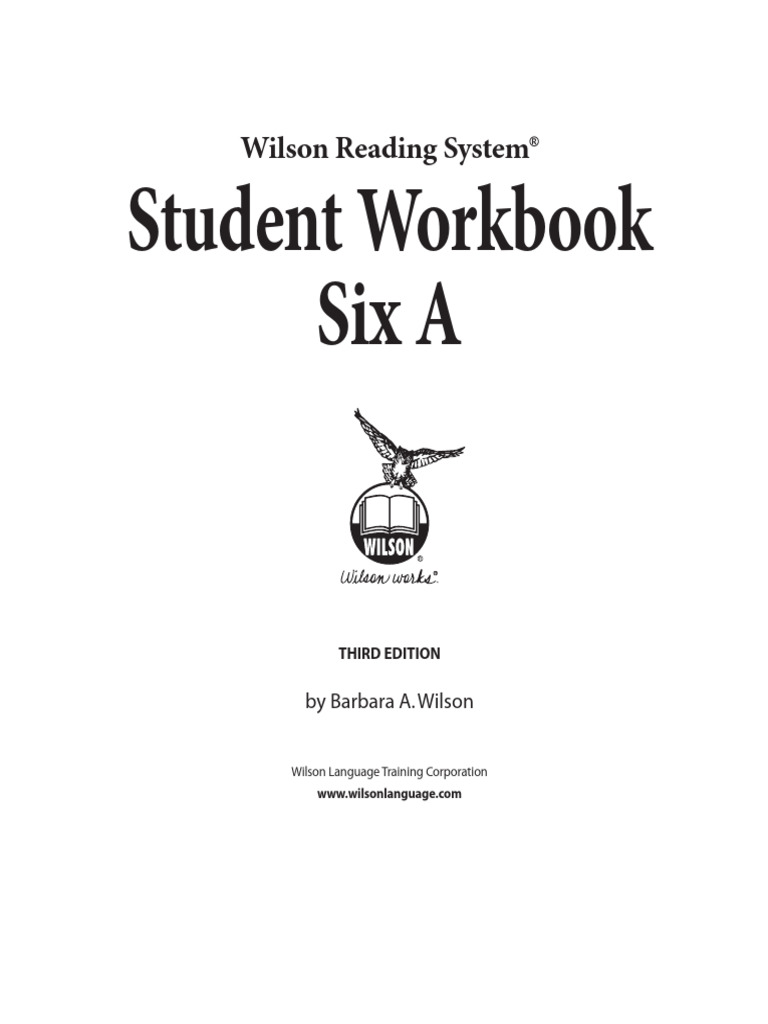 Wilson Workbook 6A | PDF | Linguistics