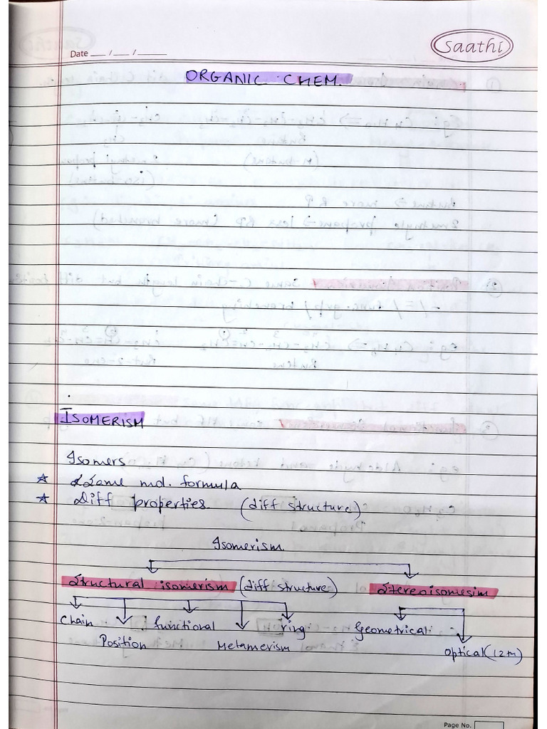 Class 11 Basic Concepts of Organic Chemistry Notes | PDF