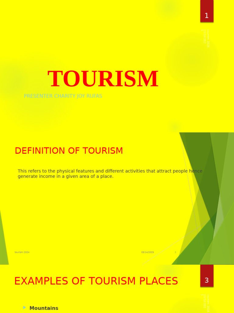 Tourism | PDF