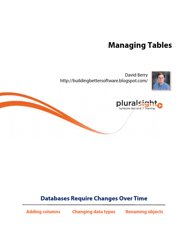 Oracle Database Table Management Guide | PDF | Database Index ...