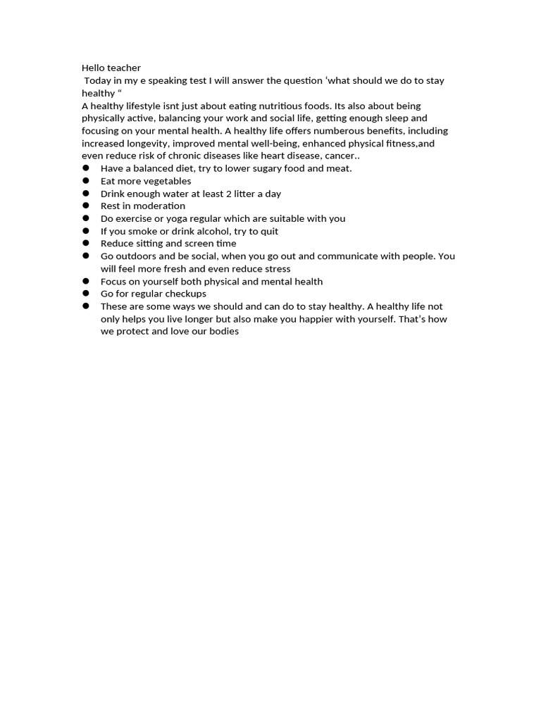 Speaking Test 11 | PDF