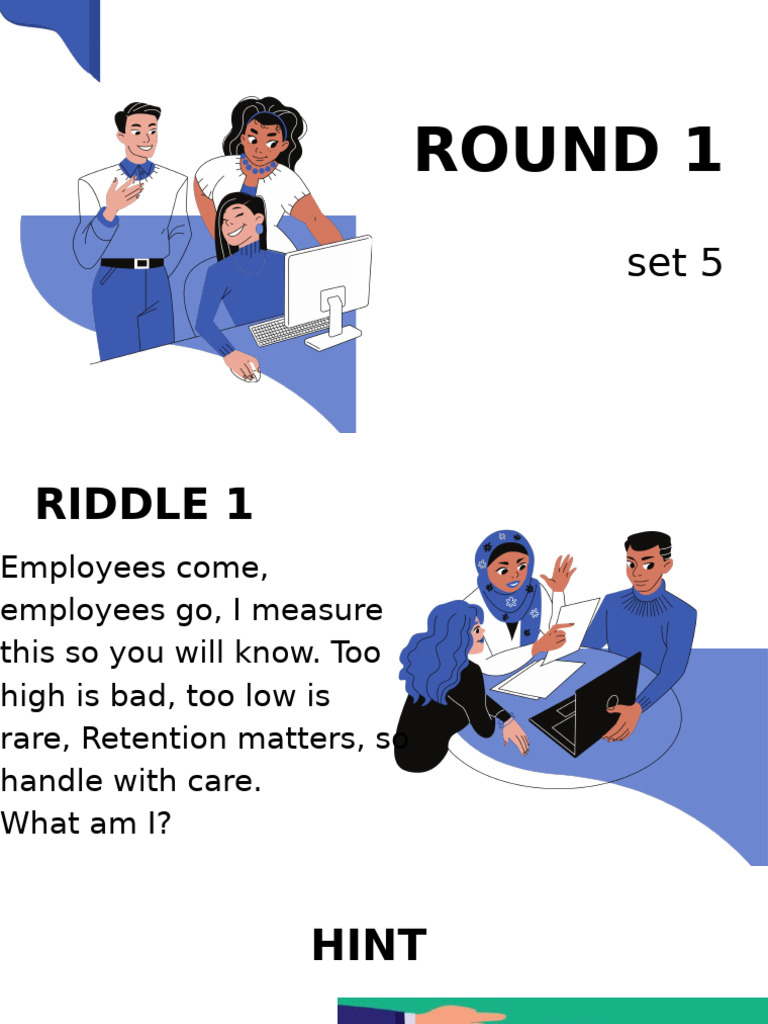 HR Metrics Riddles for Employee Success | PDF
