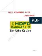 47582342 Project on Hdfc Standard Life
