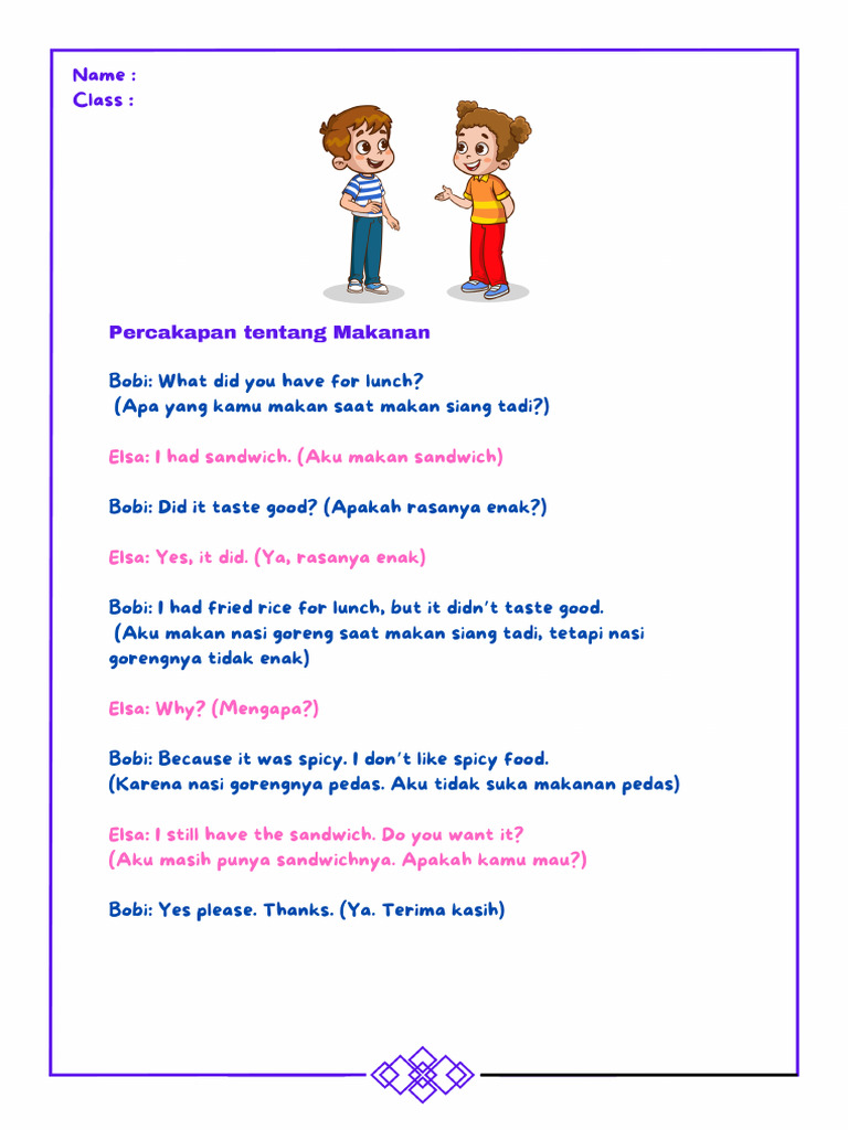Dialogue 2 Person | PDF