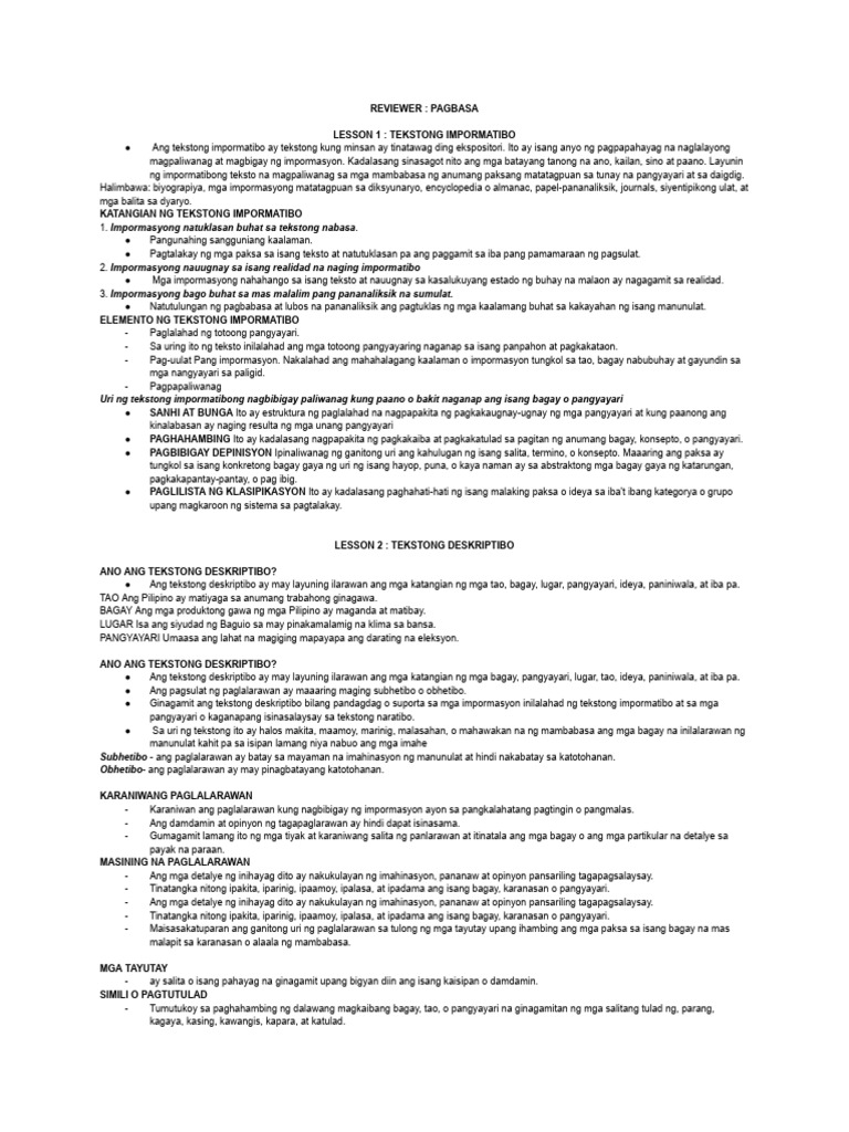 REVIEWER | PDF