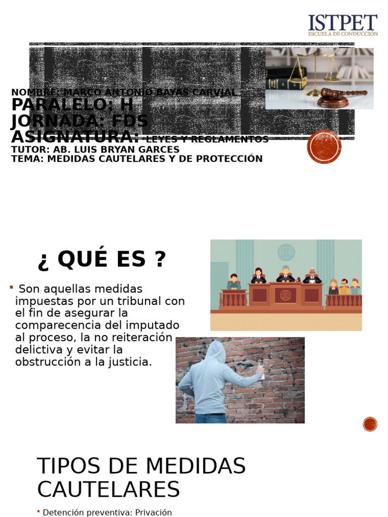 Medidas Cautelares en Procesos Penales | PDF