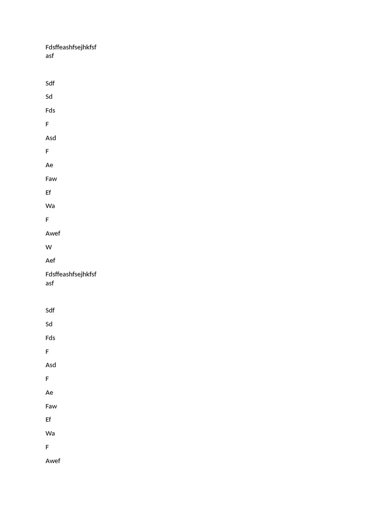 Fdsffeashfsejhkfsf Asf | PDF