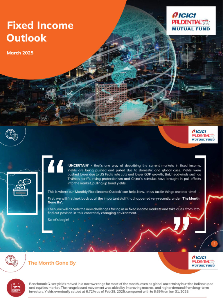 India Fixed Income Outlook March 2025 | PDF | Reserve Bank Of India ...