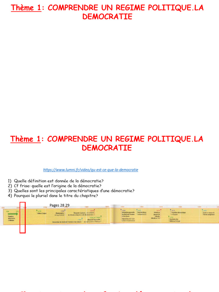 Caractéristiques et enjeux de la démocratie | PDF | Démocratie ...