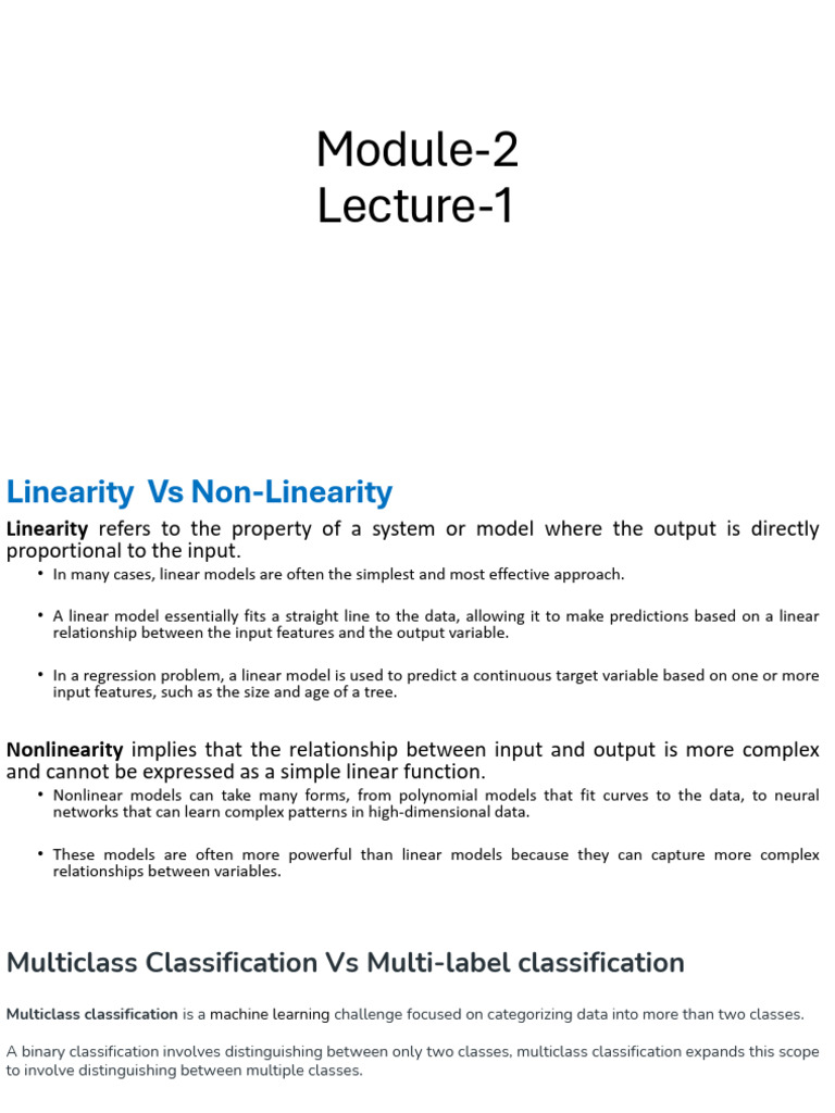 ML Reference-Material-I | PDF | Statistical Classification | Linear ...