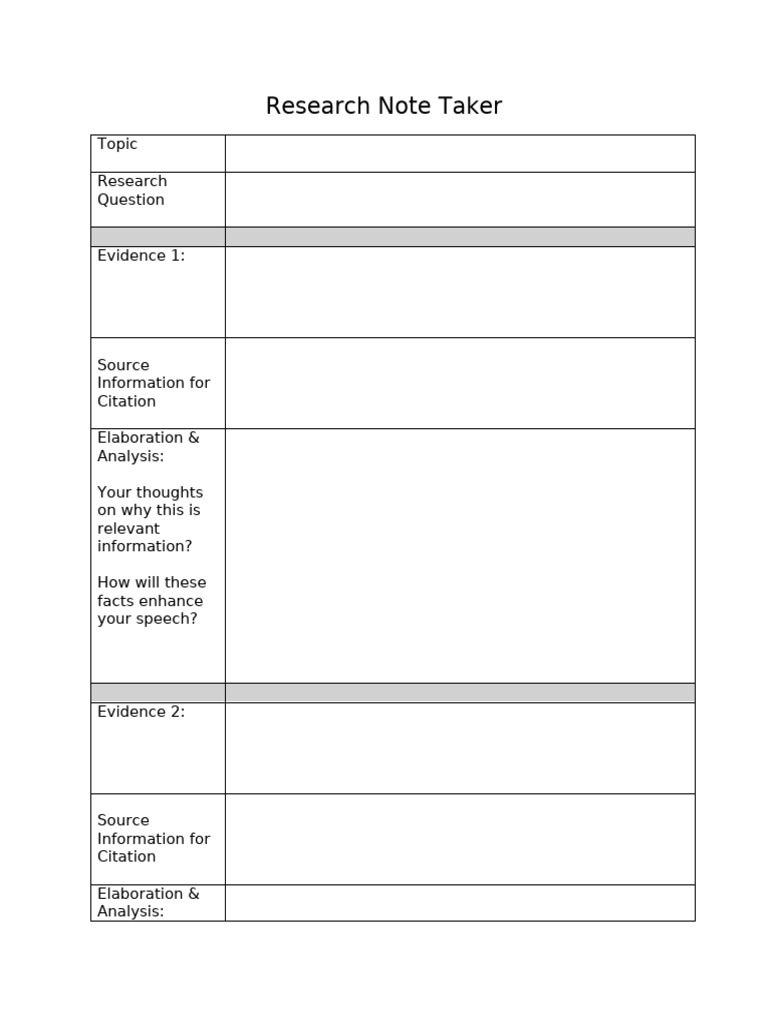 Research Notes Final | PDF