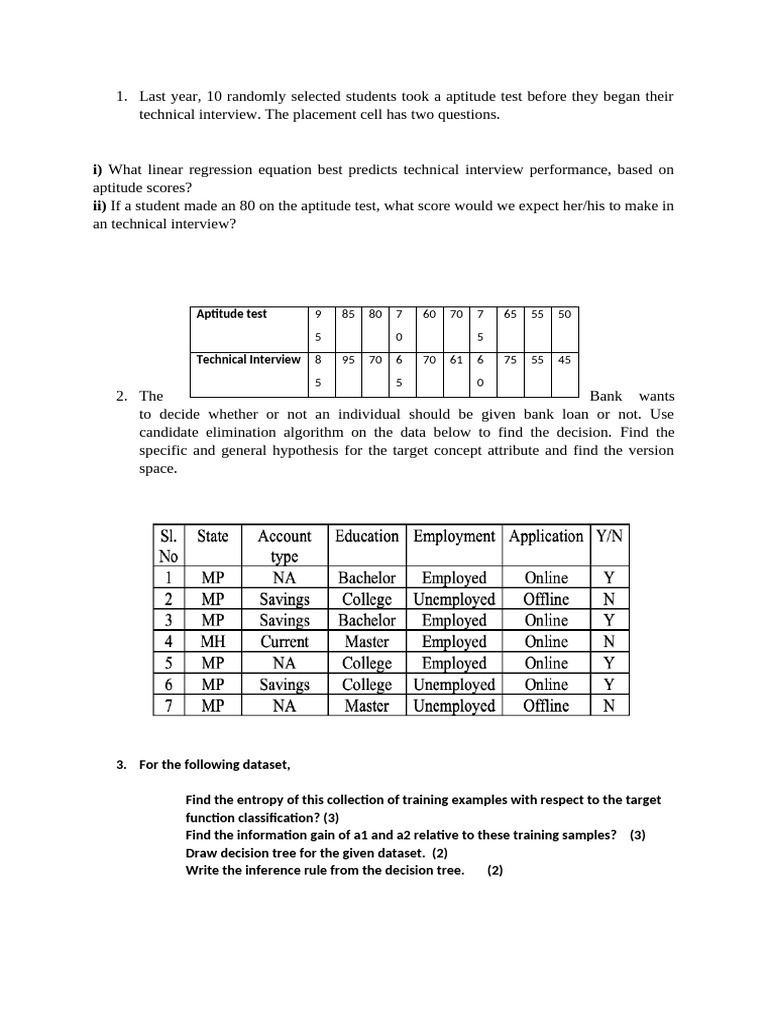 Practice Questions | PDF