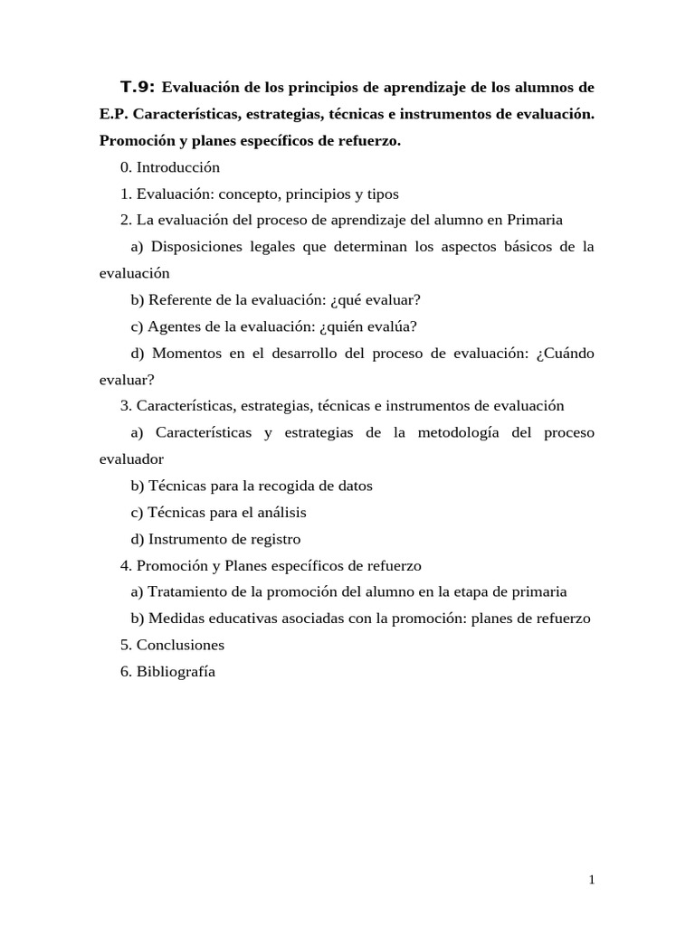 5 Tema Oposicion Ingles Maestros | PDF | Evaluación | Plan de estudios