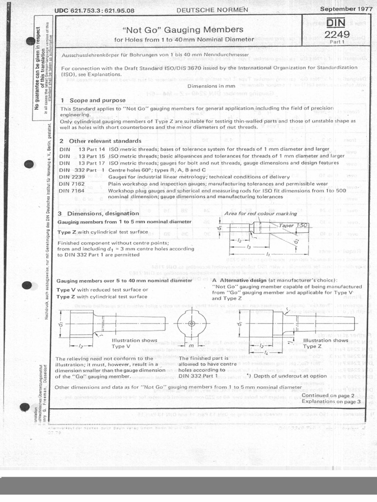 Din 2249 - 1977 | PDF