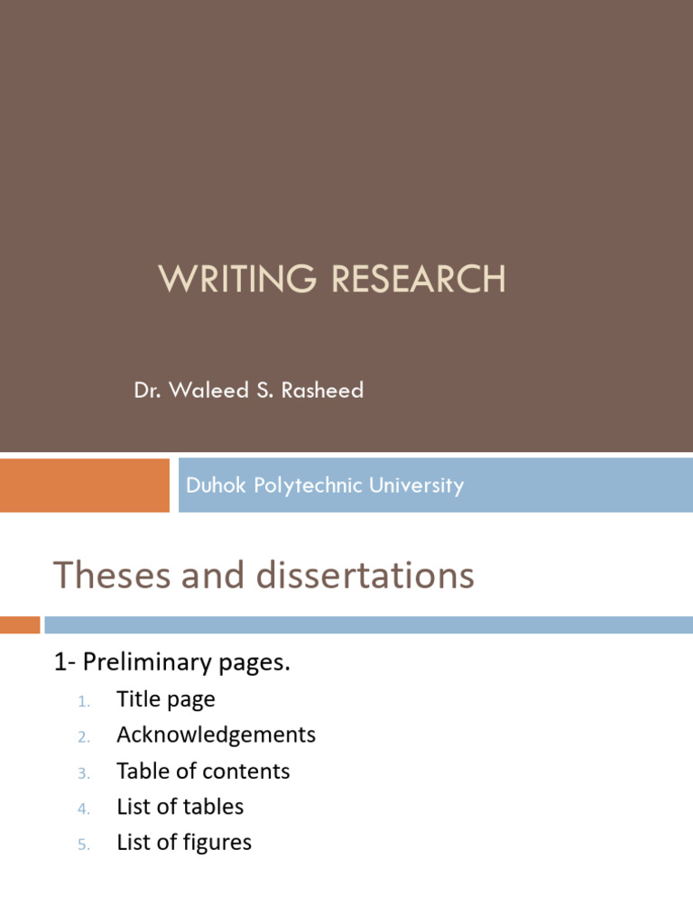 Research Writing Guidelines and Structure | PDF | Abstract (Summary ...